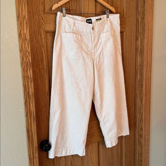 MAEVE Anthropologie Colette Corduroy Wide Leg Crop - Picture 5 of 15